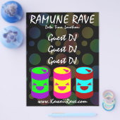 Kawaii Ramune Rave Custom Flyer (Einzeln)