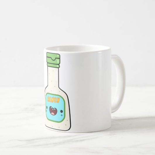 Kawaii Ranch Dressing Kaffeetasse (VorderseiteRechts)