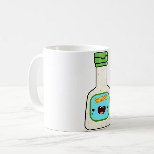 Kawaii Ranch Dressing Kaffeetasse (Vorderseite Links)