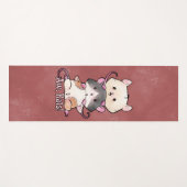 Kawaii Rats Yoga Mat Yogamatte (Vorderseite (Horizontal))