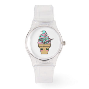 Kawaii Rave Ice Creme Cartoon Armbanduhr