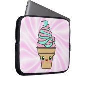 Kawaii Rave Ice Creme Cone Laptopschutzhülle (Vorne Rechts)
