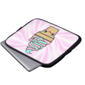 Kawaii Rave Ice Creme Cone Laptopschutzhülle (Vorne Knopf)