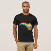 Kawaii Rave Ice Creme Cone Regenbogen T-Shirt (Vorne ganz)