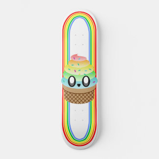 Kawaii Rave Ice Creme Cone Skateboard