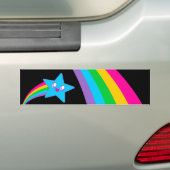 Kawaii Rave Neon Star Rainbow Autoaufkleber (Auf Auto)
