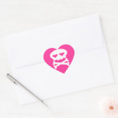 Kawaii Rave Niedlich Skull Herz-Aufkleber (Umschlag)