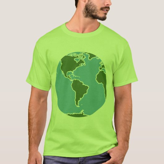 Kawaii Rave Planet Earth T-Shirt (Vorderseite)