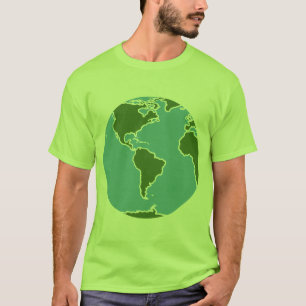 Kawaii Rave-Planeten-Erde T-Shirt
