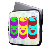 Kawaii Rave Soda Pop Bubbles Laptopschutzhülle (Vorderseite Links)