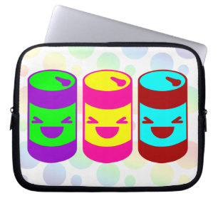Kawaii Rave Soda Pop Bubbles Laptopschutzhülle