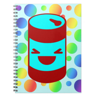 Kawaii Rave Soda Pop Can Notizblock