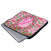 Kawaii Red Cherry Vibes Cute Girly Aesthetic Laptopschutzhülle (Vorne Knopf)