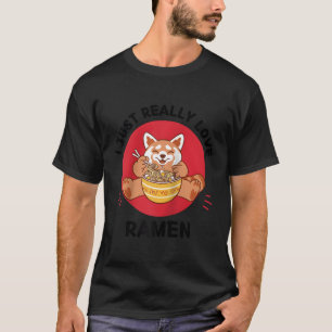 Kawaii Red Panda I gerade wirklich Liebe Ra Baseba T-Shirt