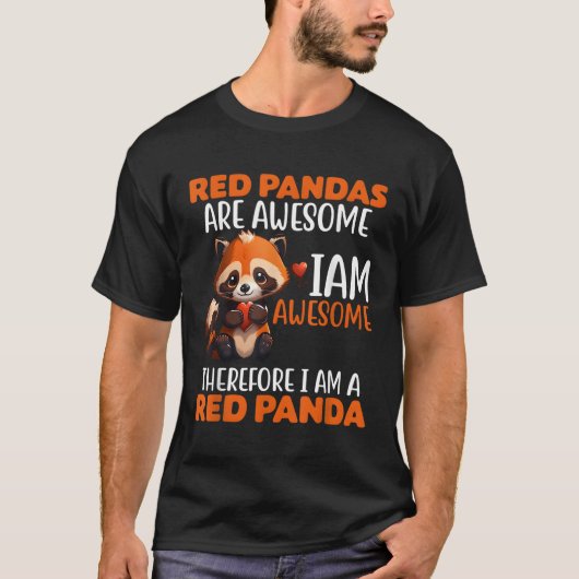 Kawaii Red Panda Red Panda Panda Panda T-Shirt (Vorderseite)