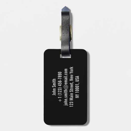 Kawaii Red Ramen Bowl Gepäckanhänger (Rückseite vertikal)