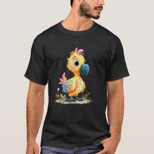 Kawaii Regenbogen-Dodo-Vogel Pastell-Fantasy-Chara T-Shirt