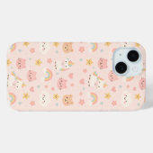 Kawaii Regenbogen-Tier Nahtloses Muster | Cute Case-Mate iPhone Hülle (Rückseite (Horizontal))