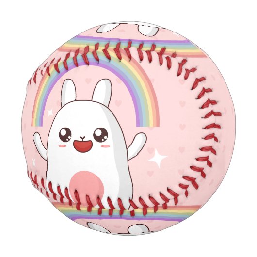 Kawaii-Regenbogenhalbkugel Baseball (Vorne Rechts)