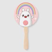 Kawaii-Regenbogenhalbkugel Fächer (Rückseite)