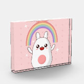 Kawaii-Regenbogenhalbkugel Fotoblock (Links)