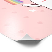 Kawaii-Regenbogenhalbkugel Fotodruck (Ecke)