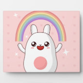 Kawaii-Regenbogenhalbkugel Fotoplatte (Vorderseite)