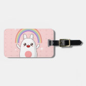 Kawaii-Regenbogenhalbkugel Gepäckanhänger (Vorderseite horizontal)