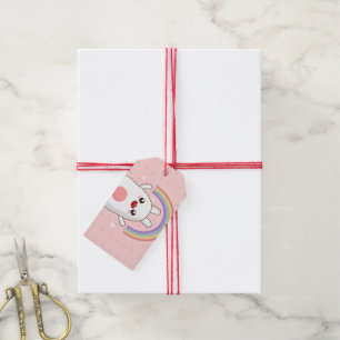 Kawaii-Regenbogenhalbkugel Geschenkanhänger