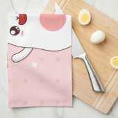 Kawaii-Regenbogenhalbkugel Geschirrtuch (Viertel Falte)