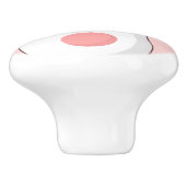 Kawaii-Regenbogenhalbkugel Keramikknauf (Seitenansicht)