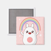 Kawaii-Regenbogenhalbkugel Magnet (Vorderseite/Rückseite)
