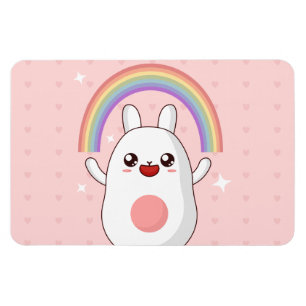 Kawaii-Regenbogenhalbkugel Magnet