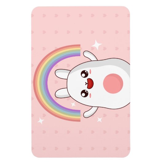 Kawaii-Regenbogenhalbkugel Magnet (Vertikal)