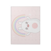 Kawaii-Regenbogenhalbkugel Notizblock (Rotiert)