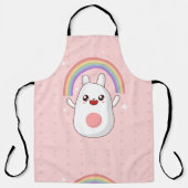 Kawaii-Regenbogenhalbkugel Schürze (Vorderseite)