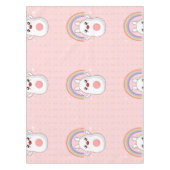 Kawaii-Regenbogenhalbkugel Tischdecke (Vorderseite)