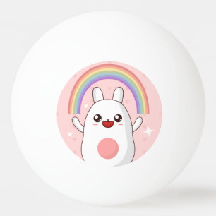 Kawaii-Regenbogenhalbkugel Tischtennisball