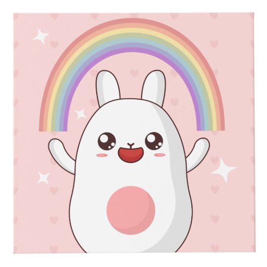 Kawaii-Regenbogenhalbkugel Würfel (Rechts)