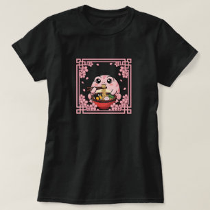 Kawaii-Regenfrosch isst Ramen-Nudeln Japanisch  T-Shirt