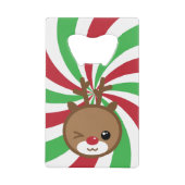 Kawaii Reindeer Bottle Opener Kreditkartenflaschenöffner (Vorderseite)