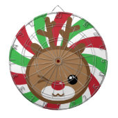 Kawaii Reindeer Dart Board Dartscheibe (vorne)