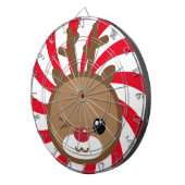 Kawaii Reindeer Dart Board Dartscheibe (Vorderseite rechts)