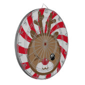 Kawaii Reindeer Dart Board Dartscheibe (Vorderseite Links)
