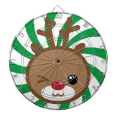 Kawaii Reindeer Dart Board Dartscheibe (vorne)