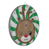 Kawaii Reindeer Dart Board Dartscheibe (Vorderseite Links)