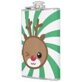 Kawaii Reindeer Flask Flachmann (Links)