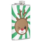 Kawaii Reindeer Flask Flachmann (Rechts)