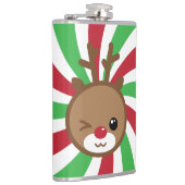 Kawaii Reindeer Flask Flachmann (Rechts)