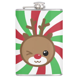 Kawaii Reindeer Flask Flachmann